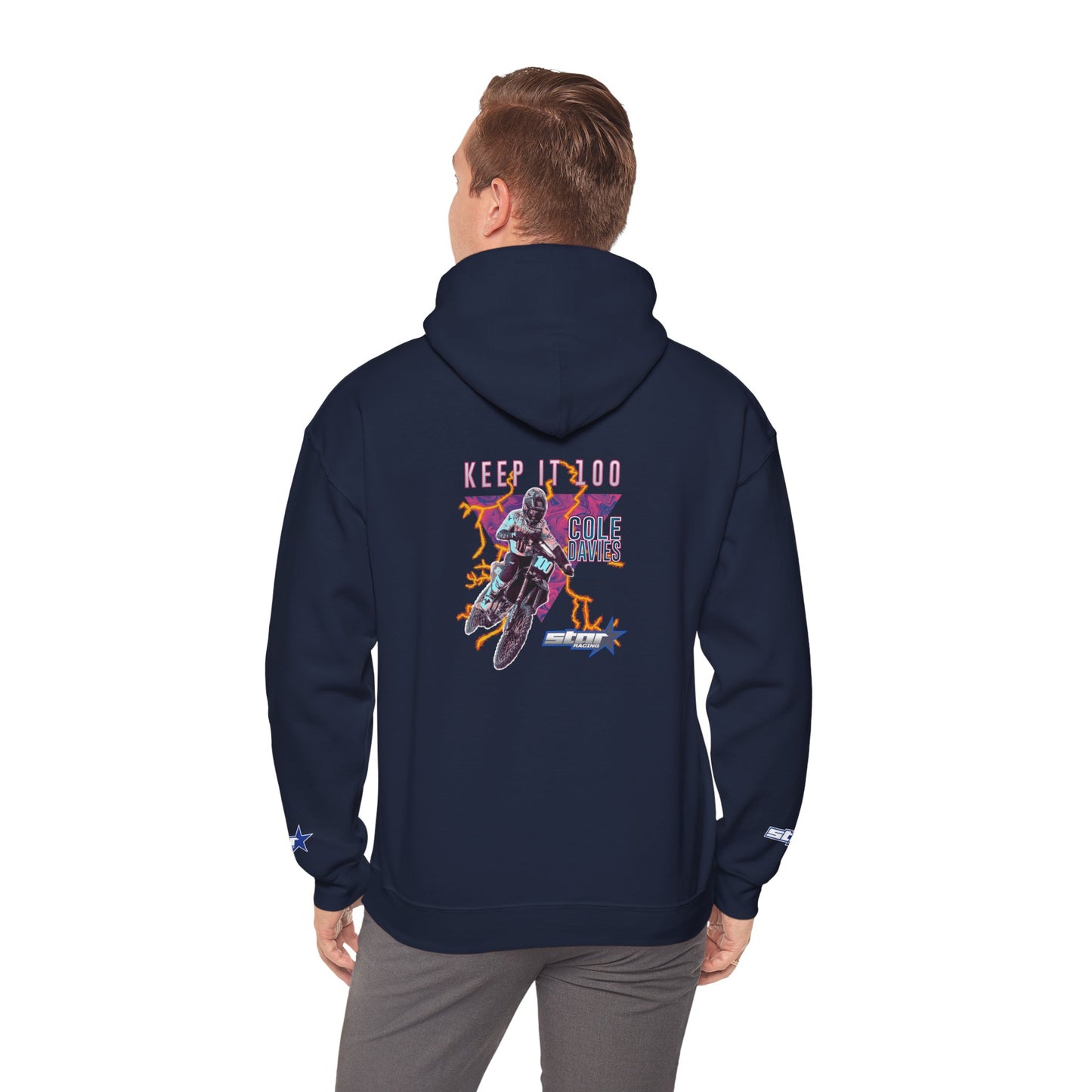 Cole Davies "Keep it 100" Heavy Blend™ Hooded Sweatshirt