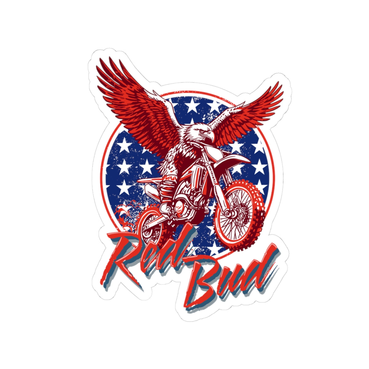 Red Bud Kiss-Cut Stickers