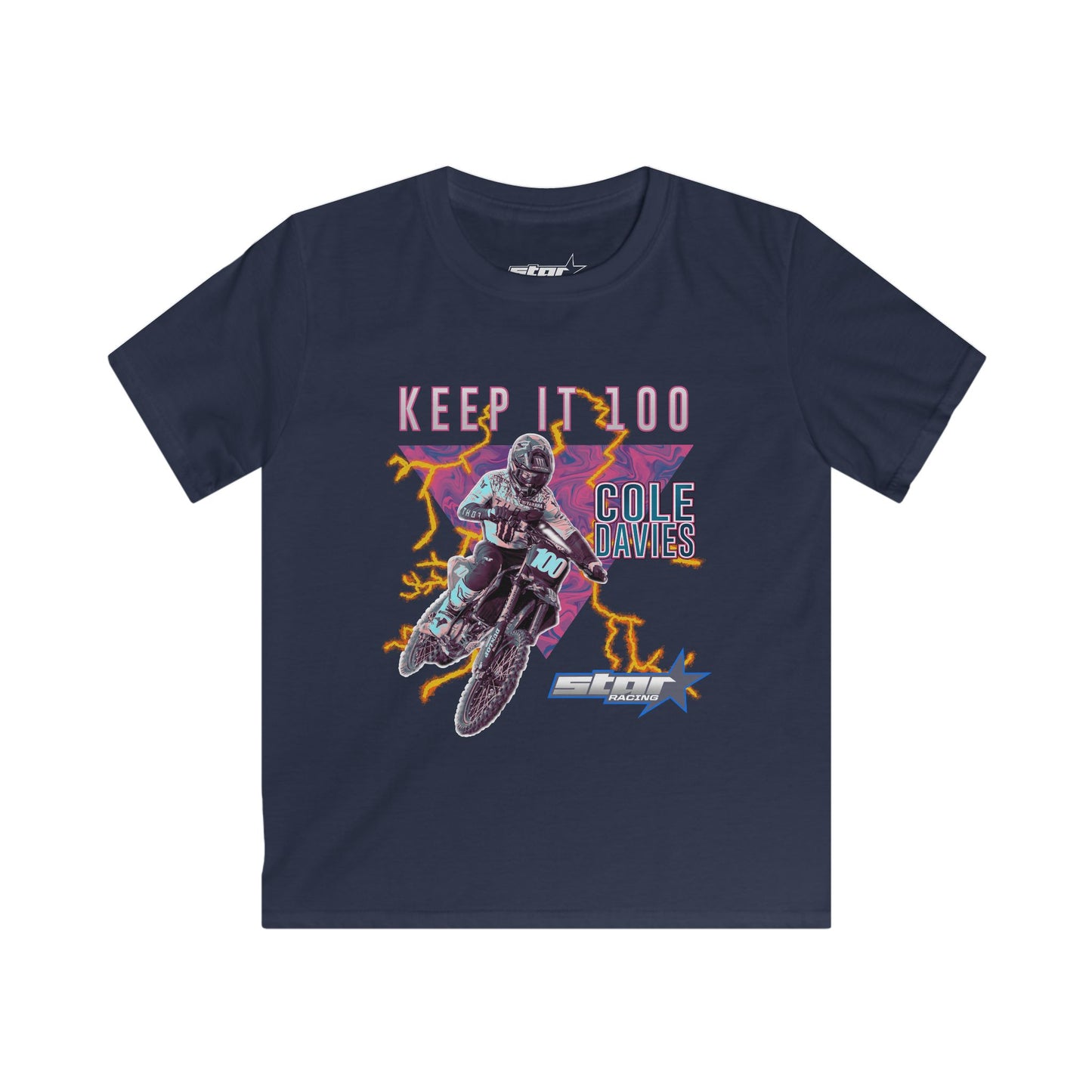 Youth Cole Davies “Keep It 100” T-shirt