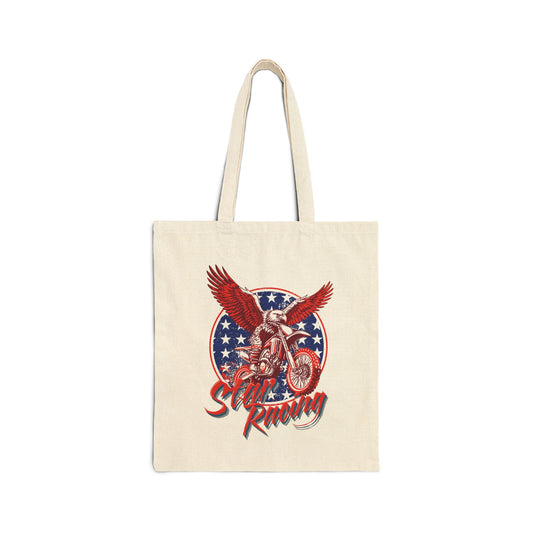 Flying Eagle-Cotton Canvas Tote Bag