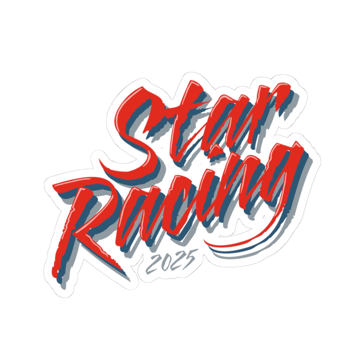 Star Racing-Red Bud-Kiss-Cut Stickers