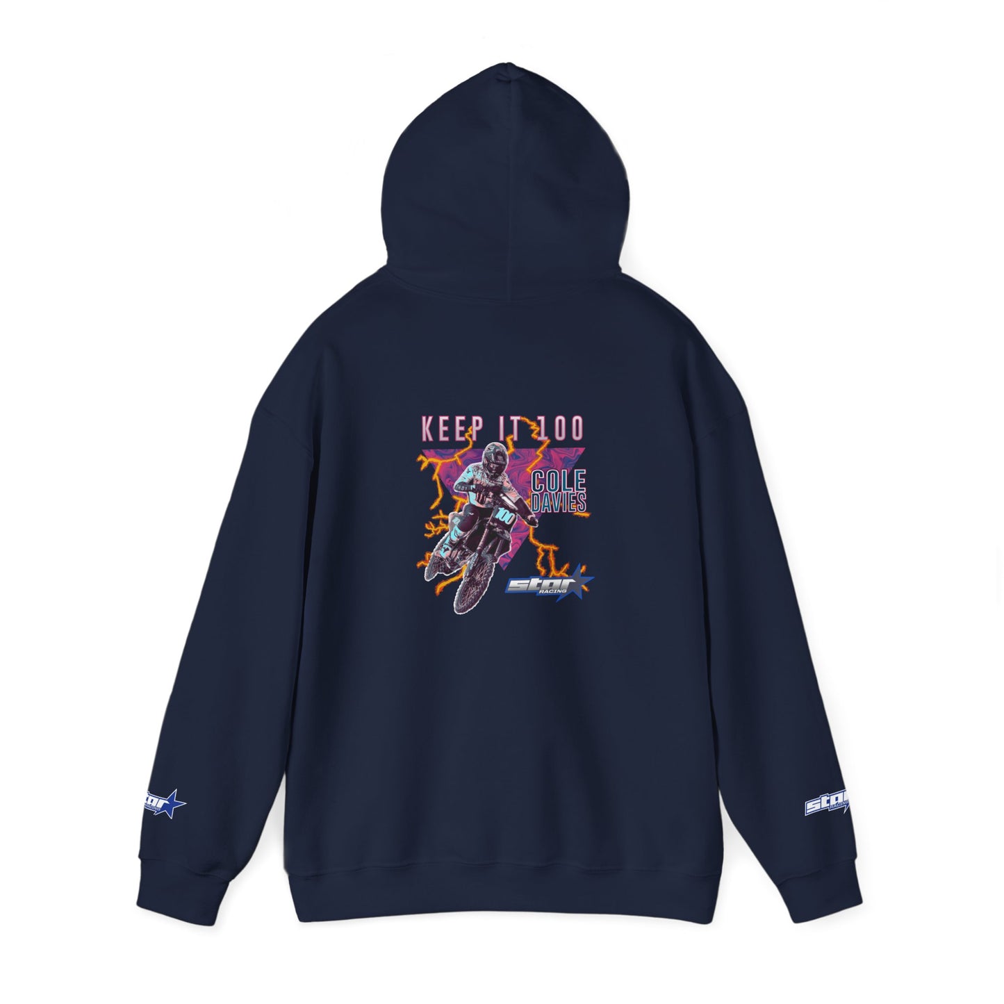 Cole Davies "Keep it 100" Heavy Blend™ Hooded Sweatshirt