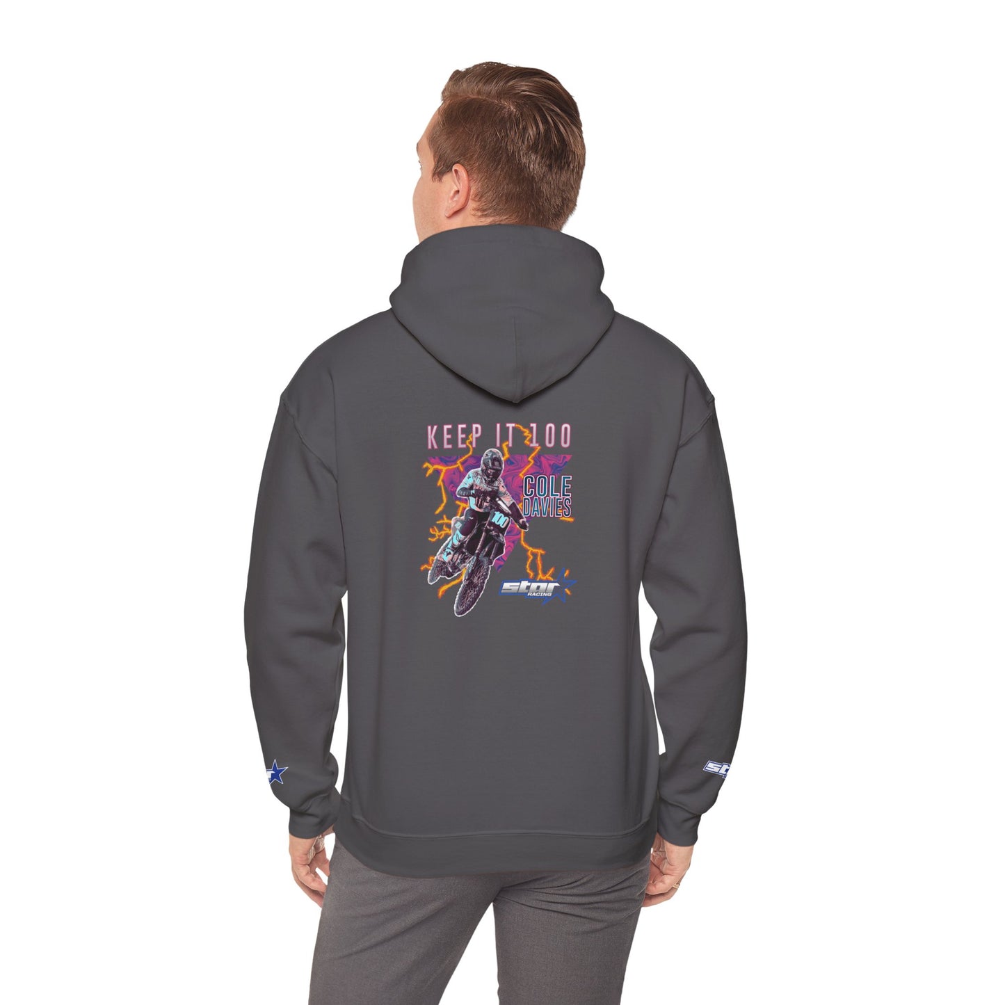 Cole Davies "Keep it 100" Heavy Blend™ Hooded Sweatshirt
