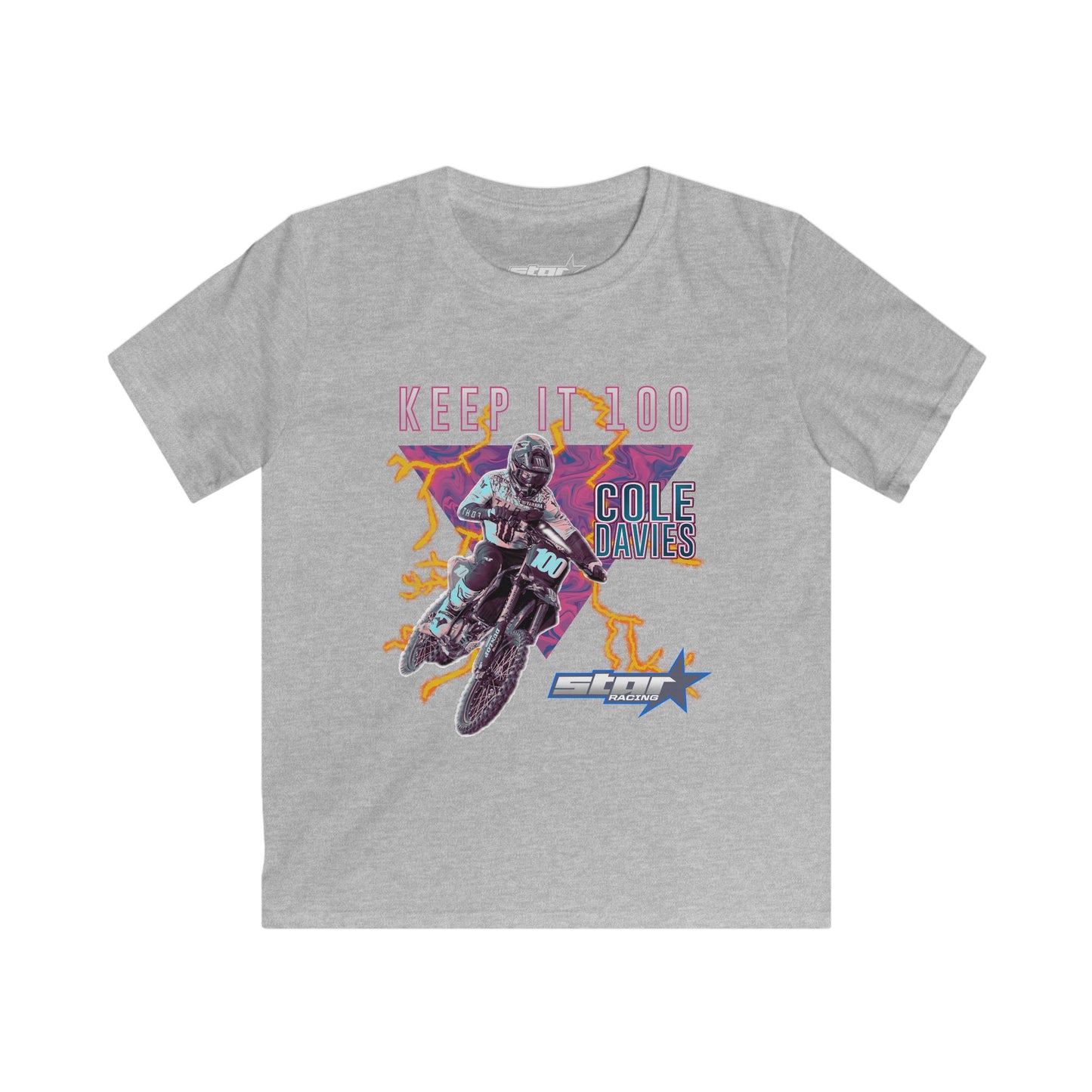 Youth Cole Davies “Keep It 100” T-shirt
