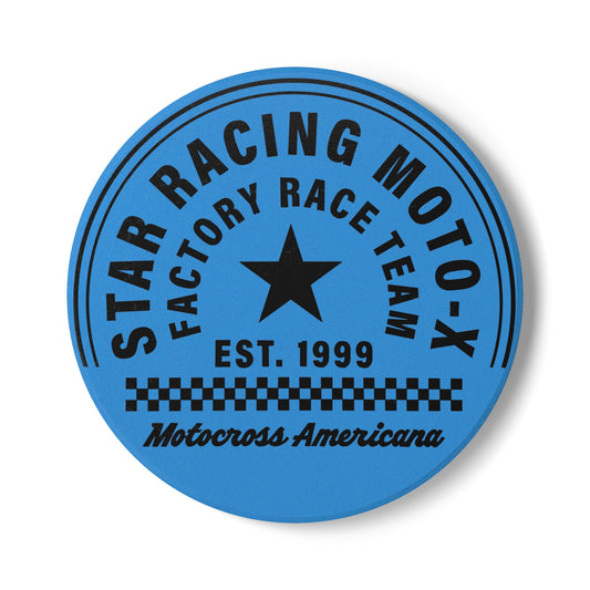 Motocross Americana Ceramic Coaster
