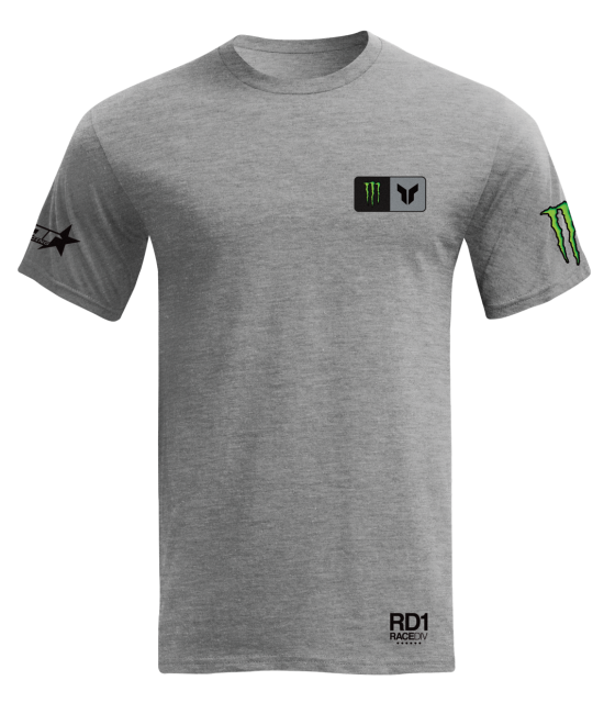 Monster Thrive Tee - Heather Gray