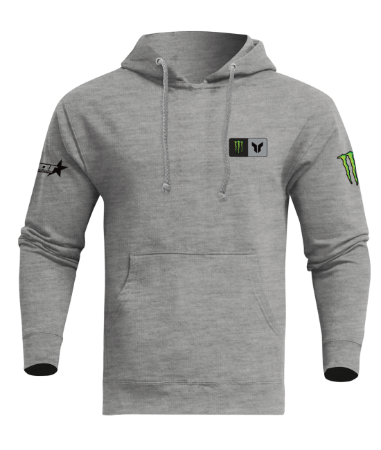 Monster Thrive Hoodie-Gray