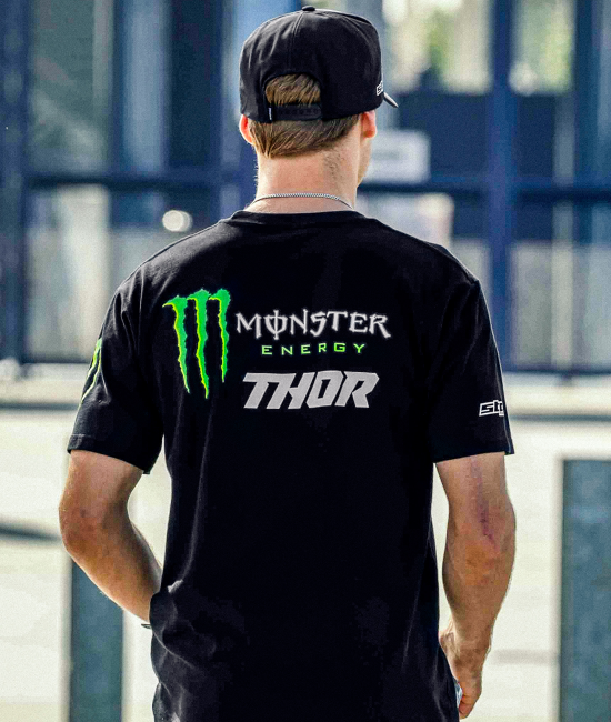 Monster Thrive Tee - Black
