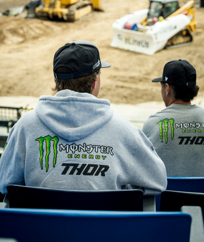 Monster Thrive Hoodie-Gray