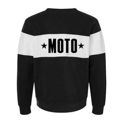 Star Moto Varsity Fleece Crewneck Sweatshirt